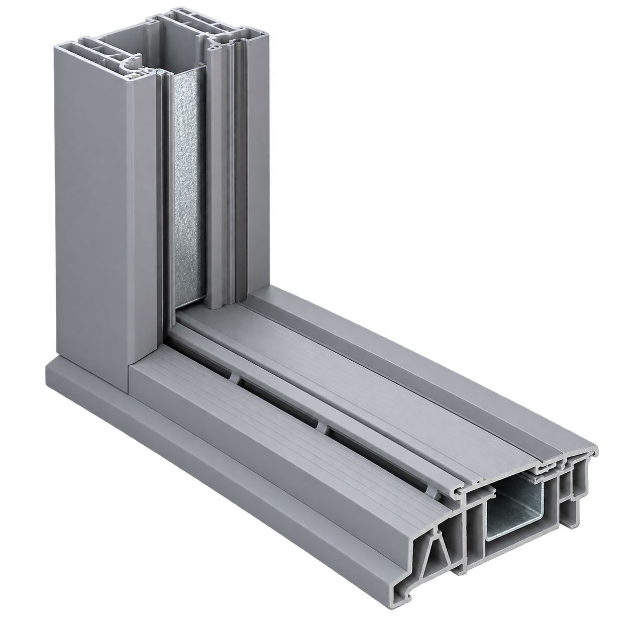 Reinforced gray vinyl patio door sill-20