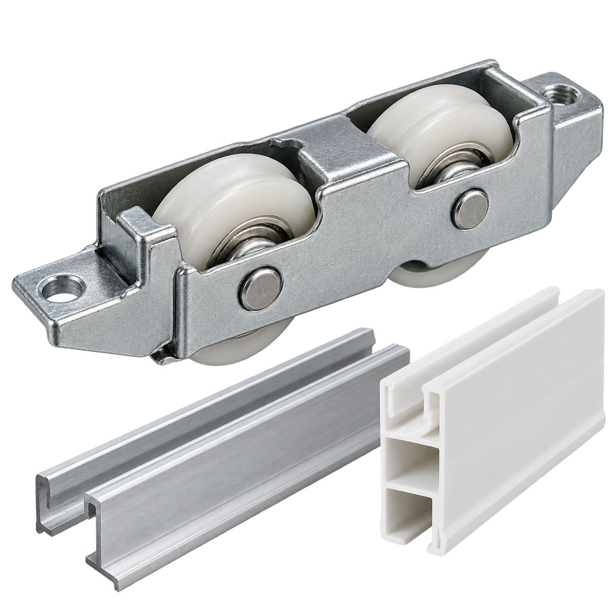 Two-wheel sliding patio-door roller assembly-18