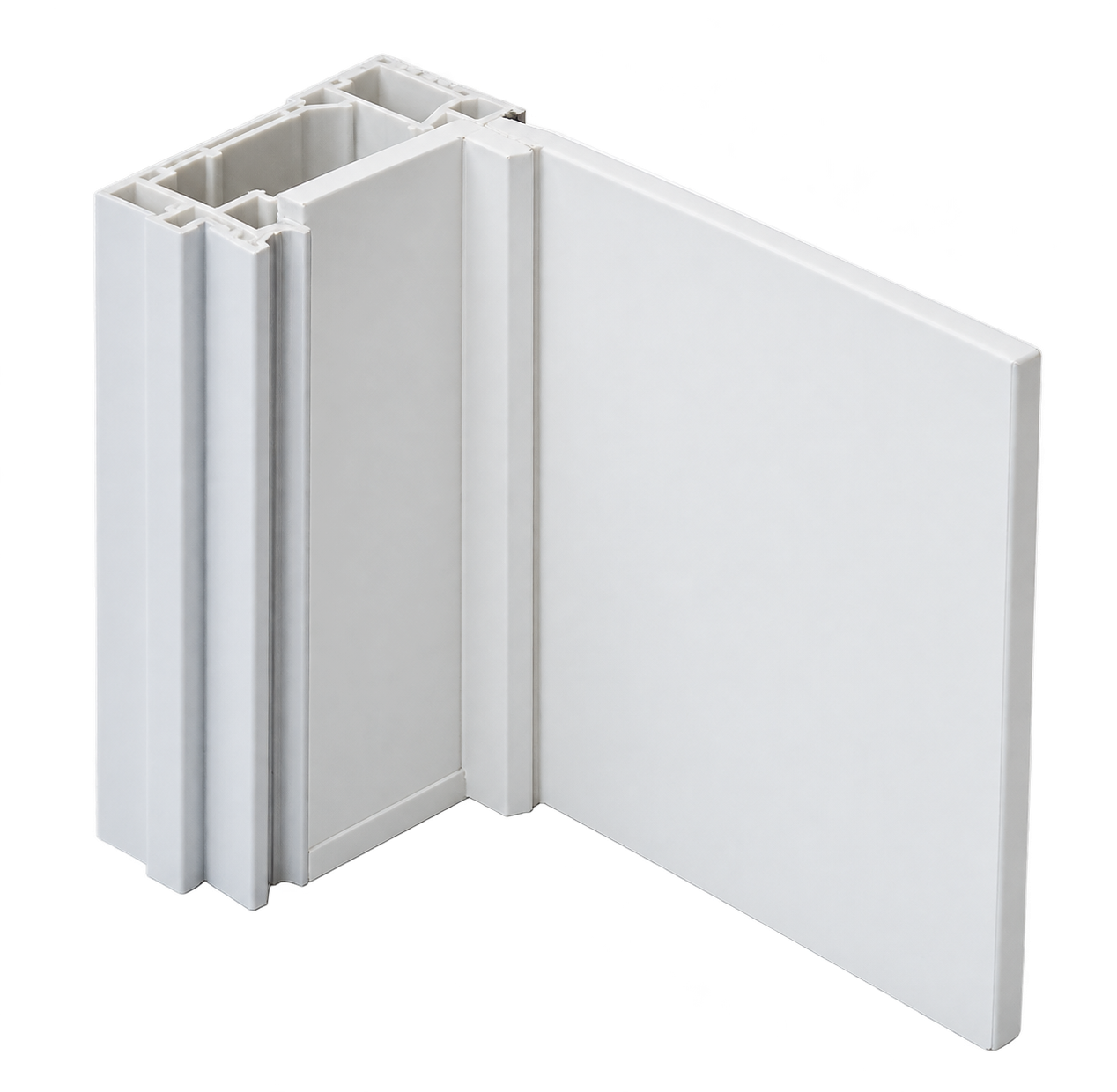 White vinyl patio door jamb extension-16